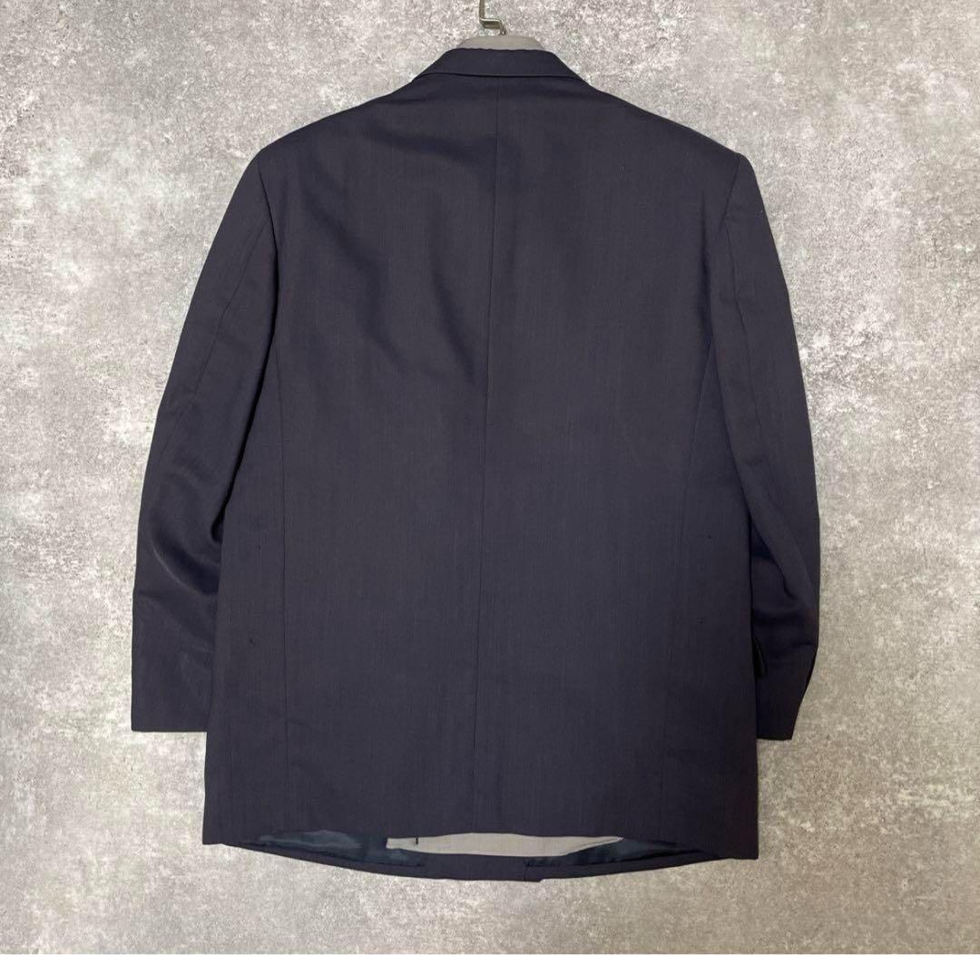 Vintage セットアップ　ダブルスーツ　パープル、えんじ色、成人式、ピンズ