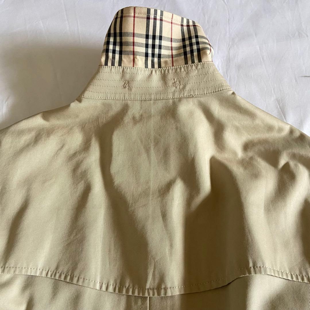美品✨バーバリーロンドン ノバチェック ステンカラーショートコート Aライン L