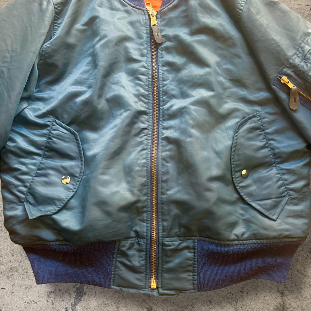 MA-1 フライトジャケット military alpha ナイロンジャケット