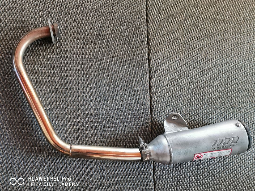 TW200　スーパートラップマフラー