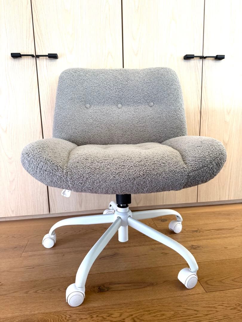 新品未使用　山善(YAMAZEN) あぐらチェア　ライトグレー