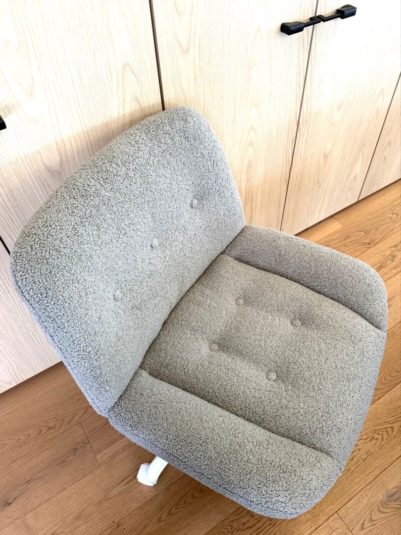 新品未使用　山善(YAMAZEN) あぐらチェア　ライトグレー