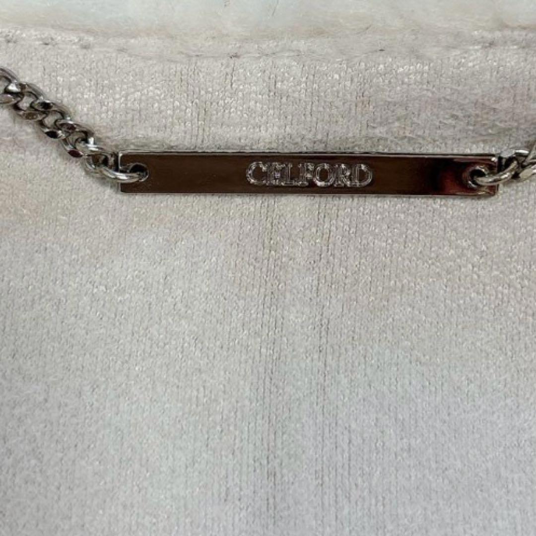 【美品】CELFORD セルフォード 袖ファー付き 2way ボアコート 36