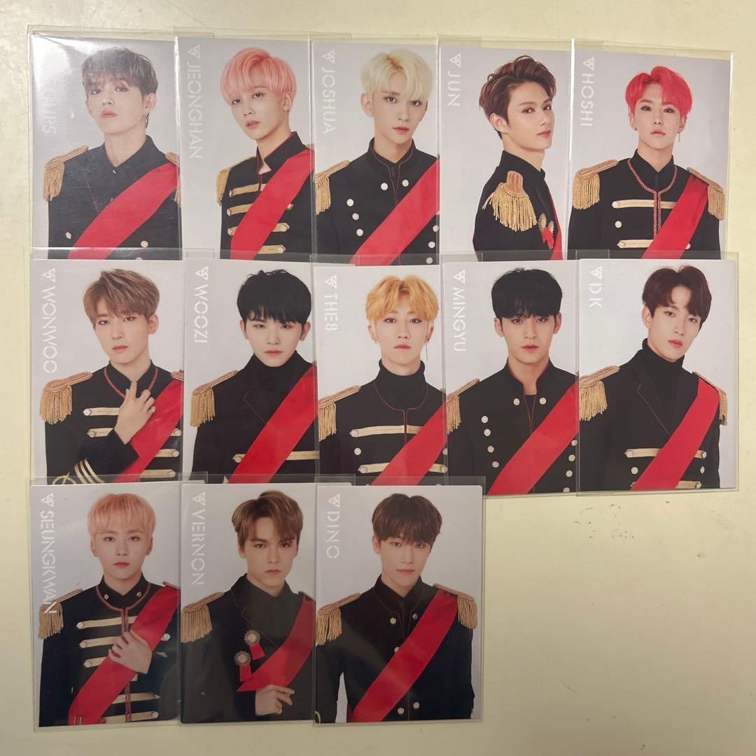 軍服 アップ SEVENTEEN セブチ セット トレカ SVT