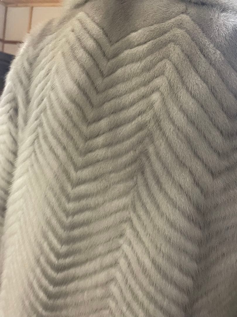 サファイアミンクコート ジグザグパターン値下げしました