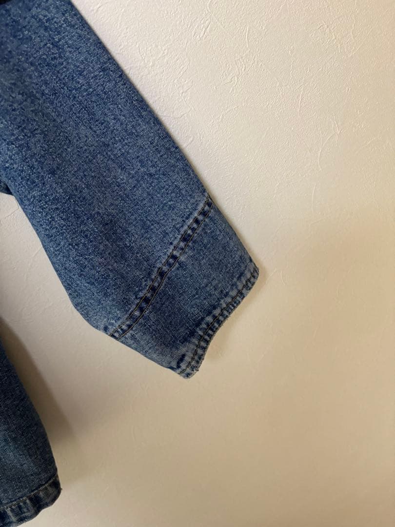 古着　ESPRIT デニムカバーオール コーデュロイ襟 L USA製