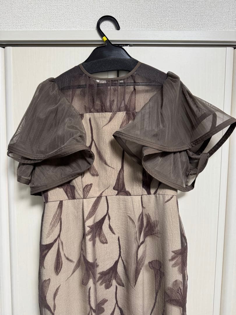 niana ニアナ フラワー オーガンジー ドレス M-Short 結婚式