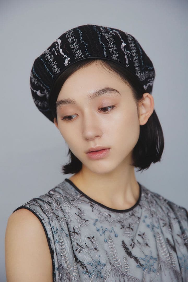 19800円→❣️  flower lace beret ベレー帽