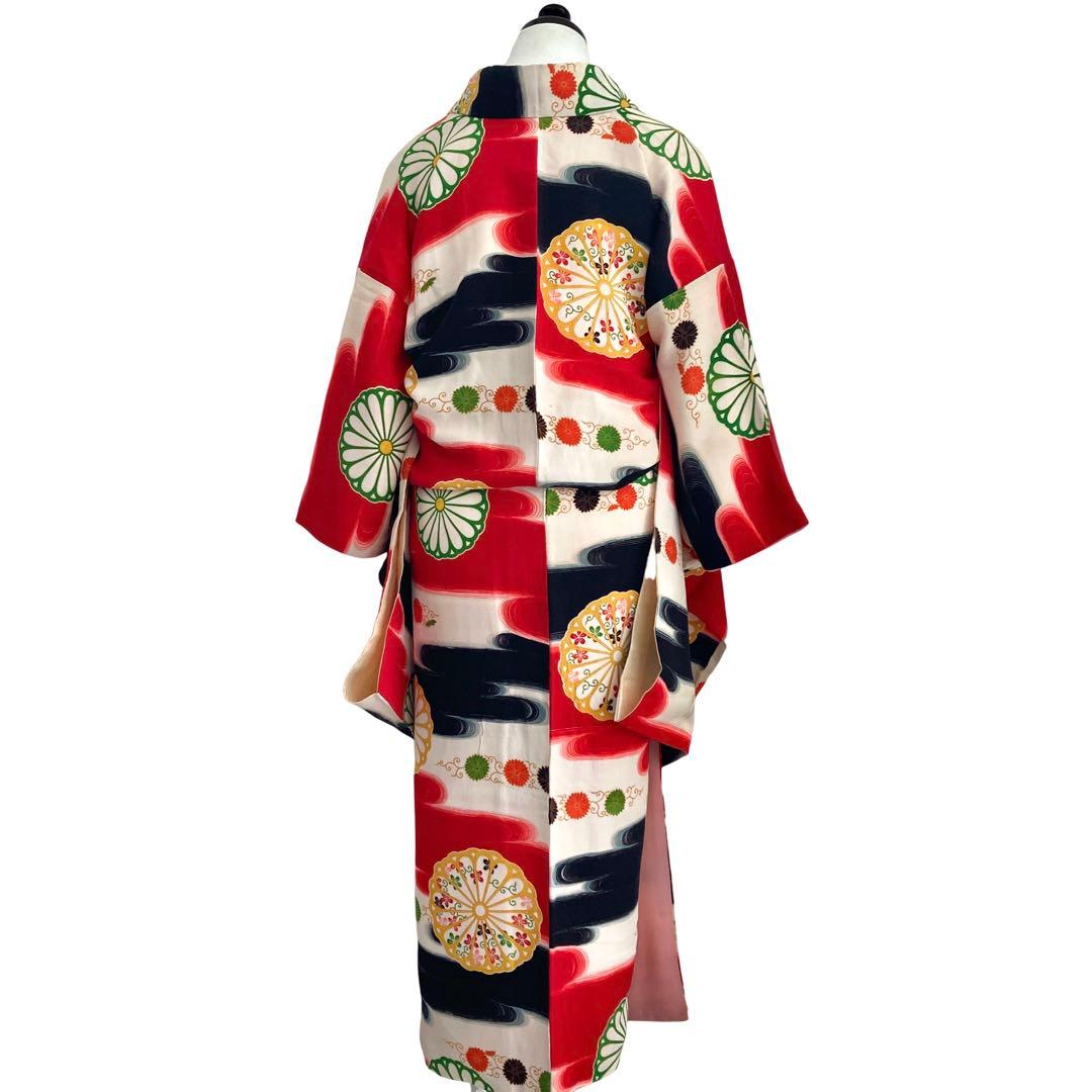 ★ a.です★アンティーク　ジュニア　子供着物　大正ロマン　NO22