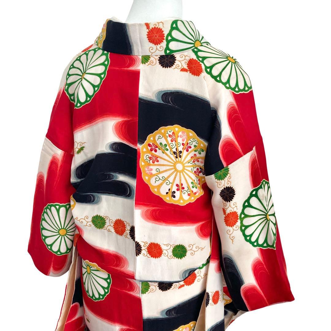 ★ a.です★アンティーク　ジュニア　子供着物　大正ロマン　NO22