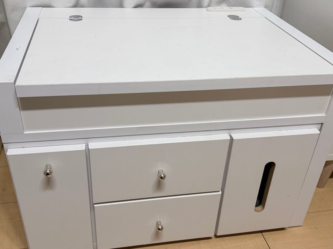 ローテーブル伸縮式ドレッサーデスク