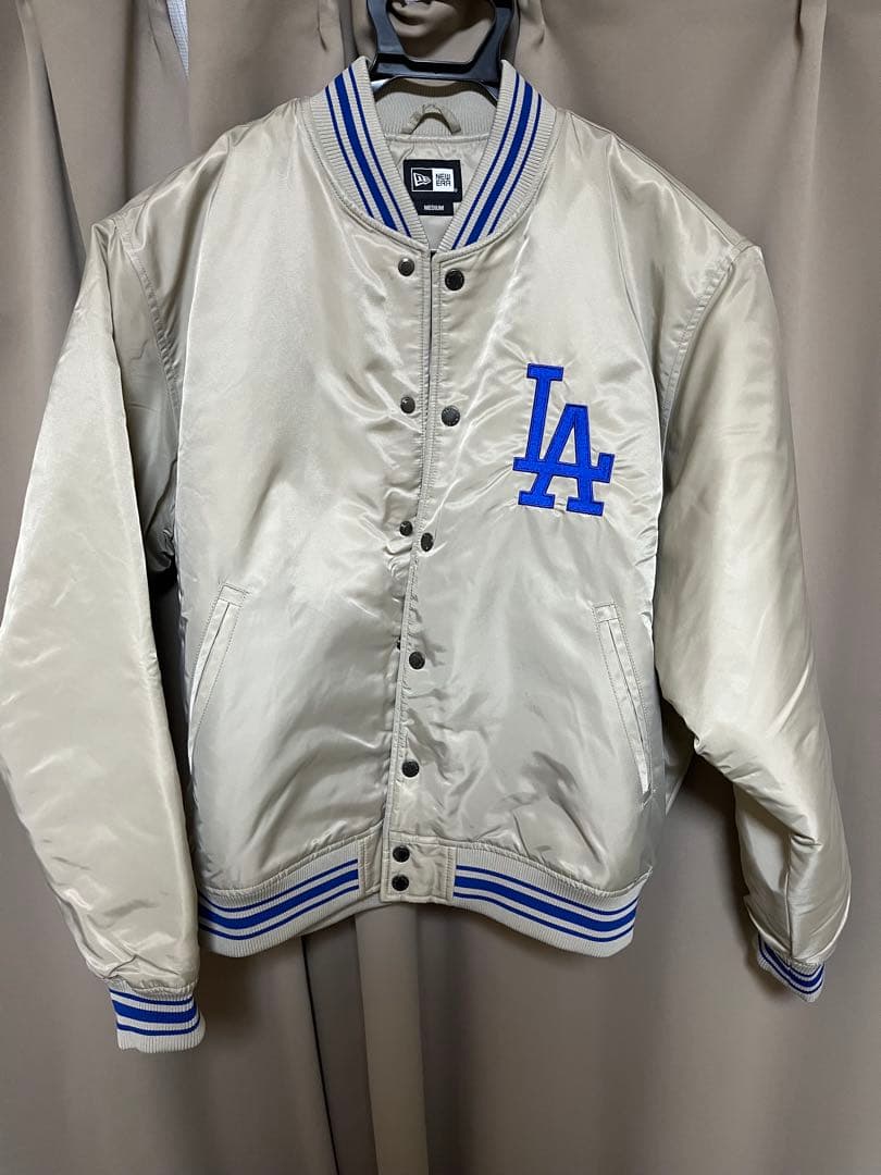 NEWERA ナイロン バーシティージャケット ロサンゼルス・ドジャース