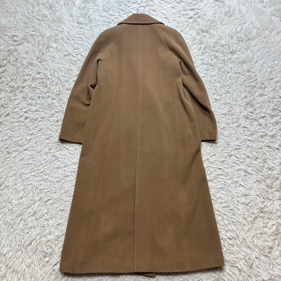 美品☆【アレグリ】イタリア　マキシ丈　ダブルフェイス　アンゴラ　キャメル　11