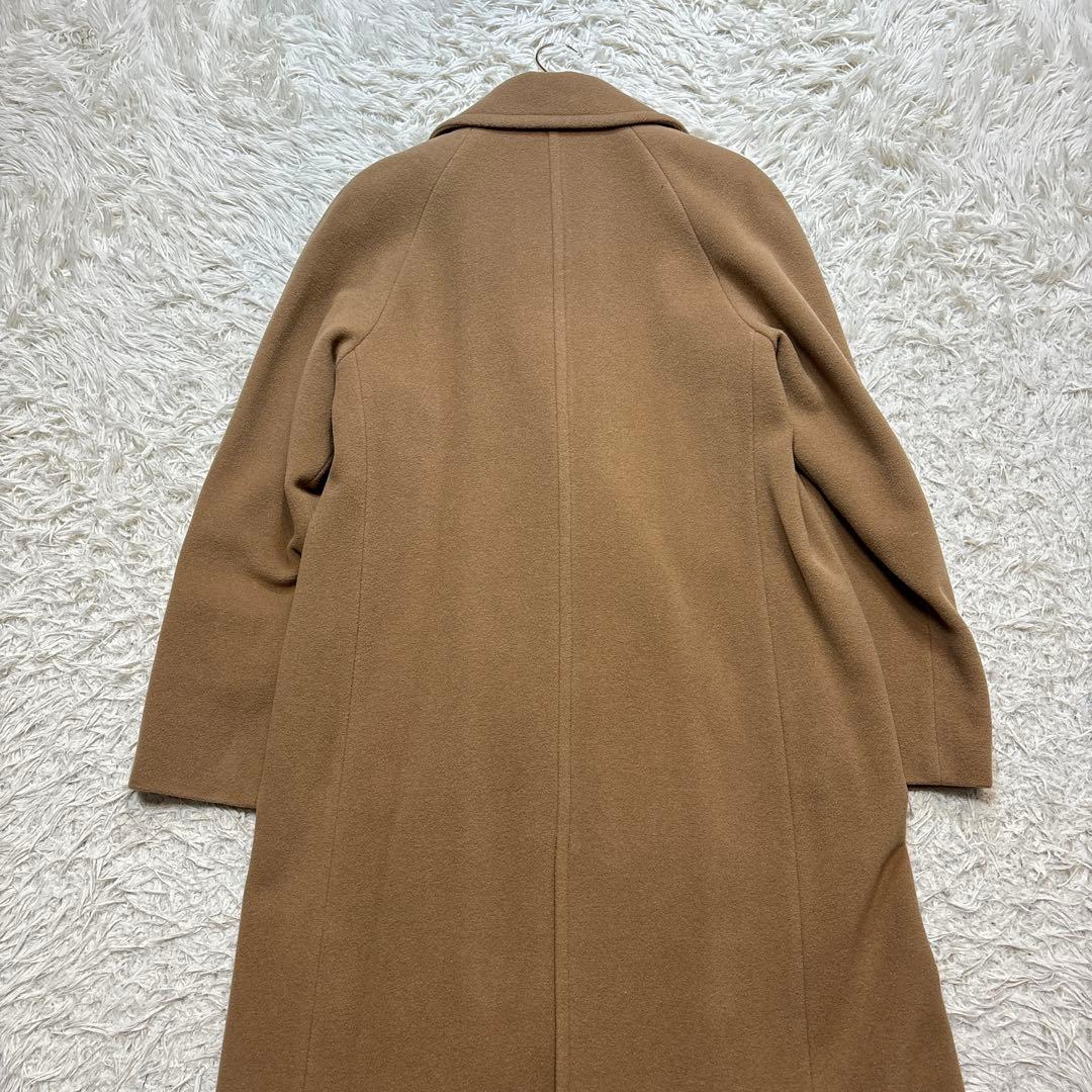 美品☆【アレグリ】イタリア　マキシ丈　ダブルフェイス　アンゴラ　キャメル　11