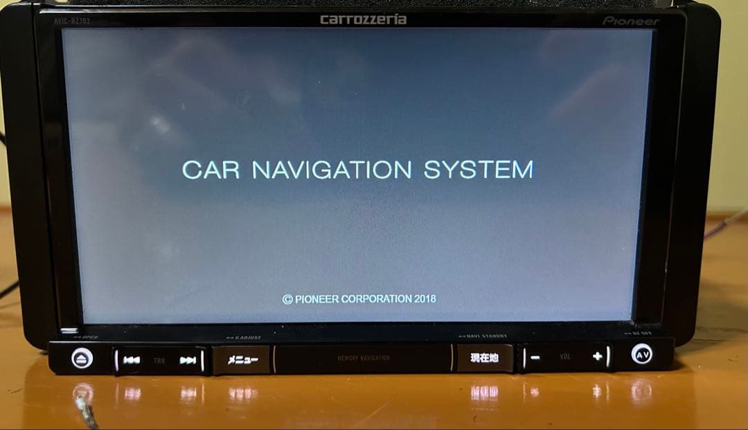 カーナビ carrozzeria Navigation 2018 AVIC-RZ702