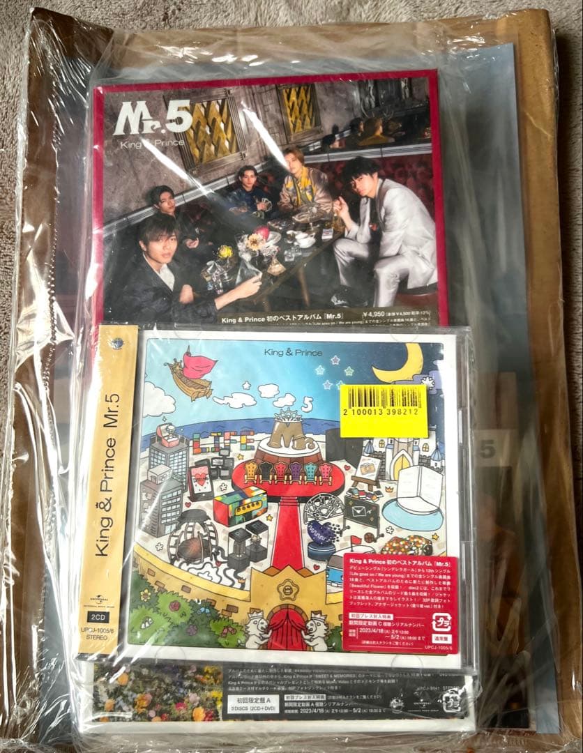 【新品未開封】　先着特典付き　Mr.5 (初回盤A＋初回盤B＋通常盤セット)