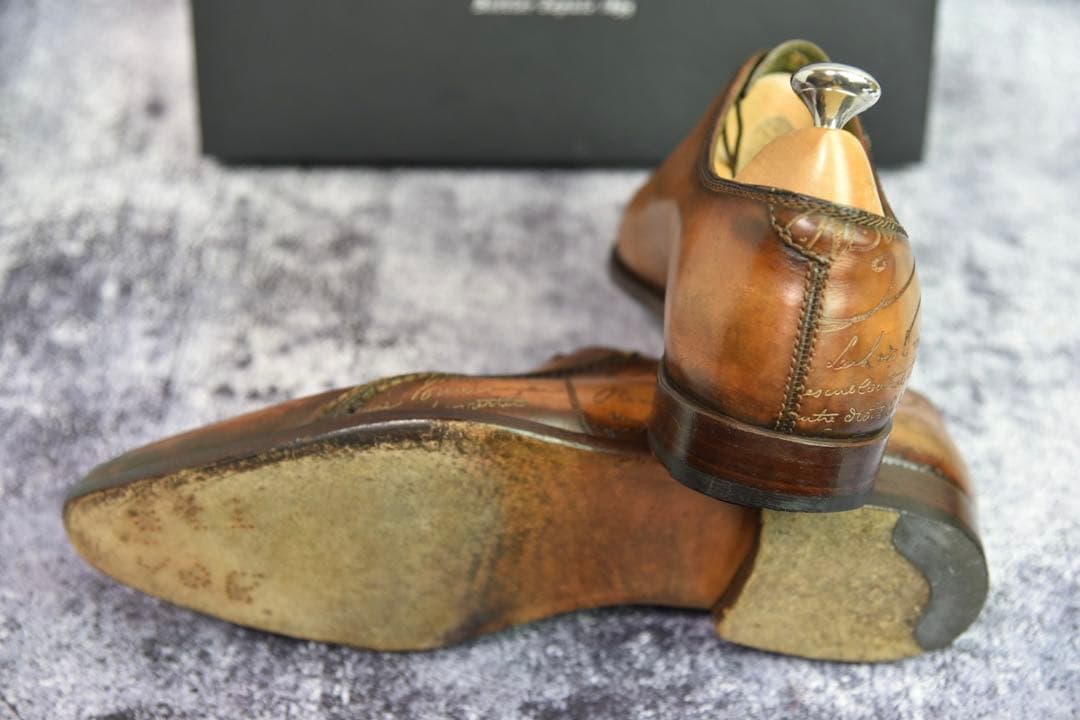 ベルルッティ　スカーズ　サイズ7.5　パティーヌ　スクリット　カリグラフィ