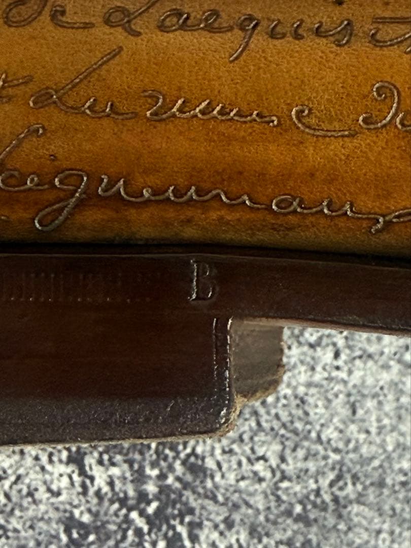 ベルルッティ　スカーズ　サイズ7.5　パティーヌ　スクリット　カリグラフィ