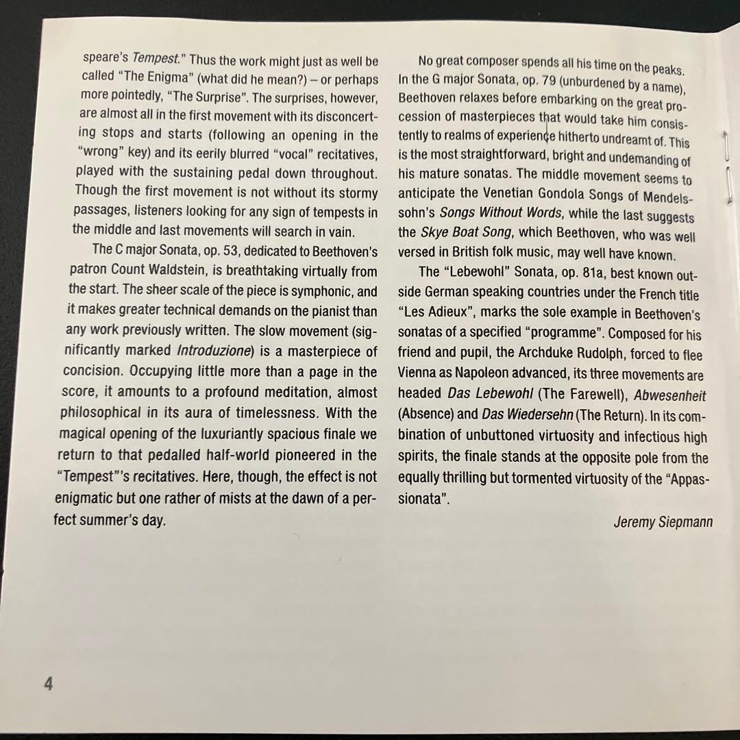 【売約済】ポリーニ／ベートーヴェン：ピアノ・ソナタ選集（全8曲）2CD