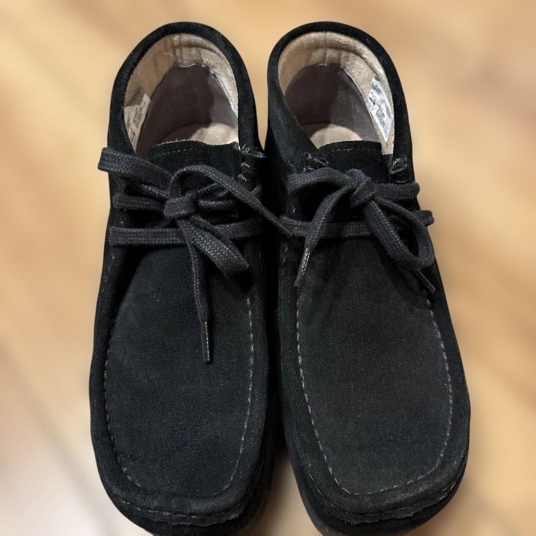 クラークス　ワラビー　clarks wallabee stinson black