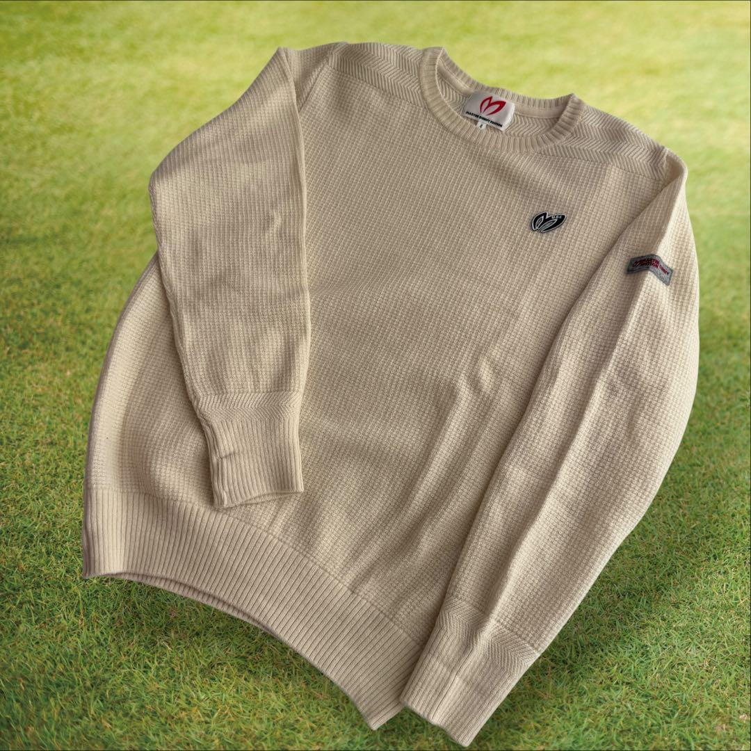 ウール100% マスターバニー　ニット　セーター　4 M〜L相当　白　アイボリー