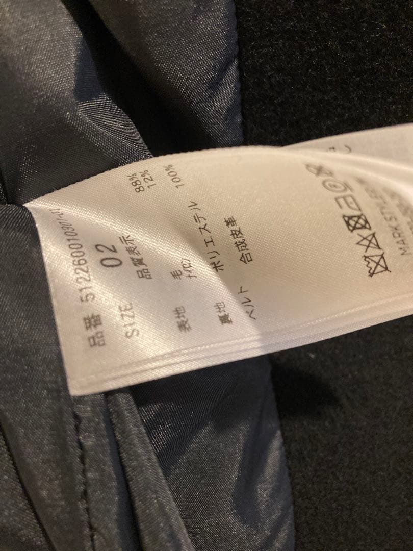 ELENDEEK エレンディーク クルーネックコクーンコート ブラック 02