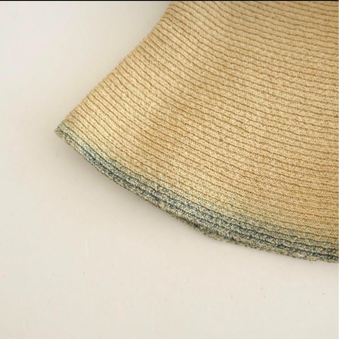美品＊サシキ Sashiki 天然素材 フリーハット　ナチュラル　麦わら帽子
