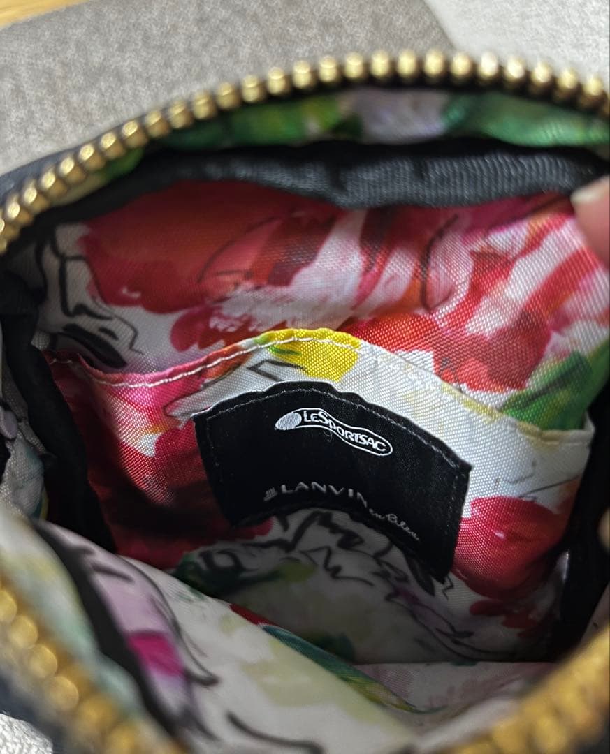 LANVIN MINI CROSSBODY LB ショルダーバッグ　ブラック