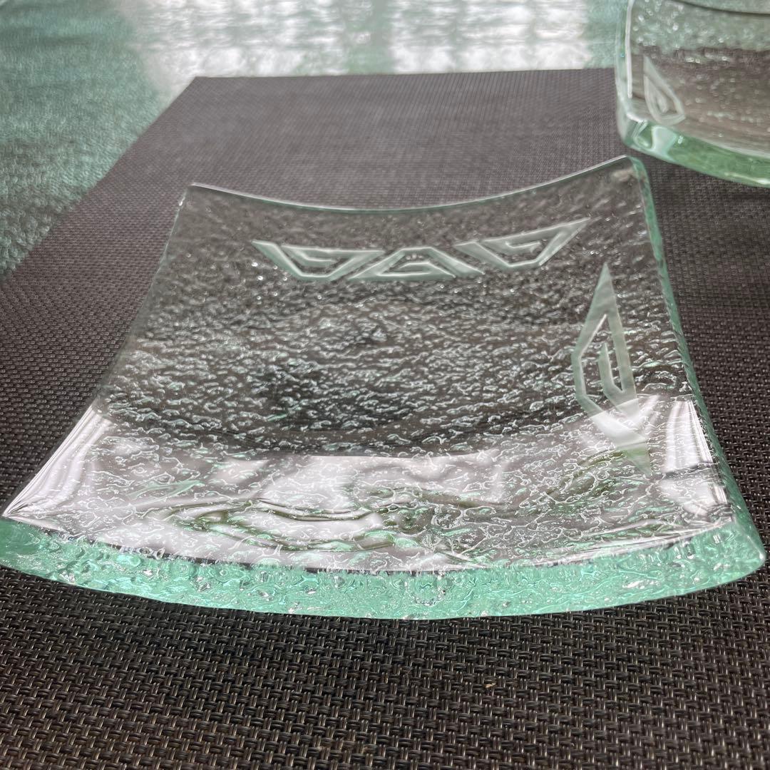 ナガール　ガラスの小皿