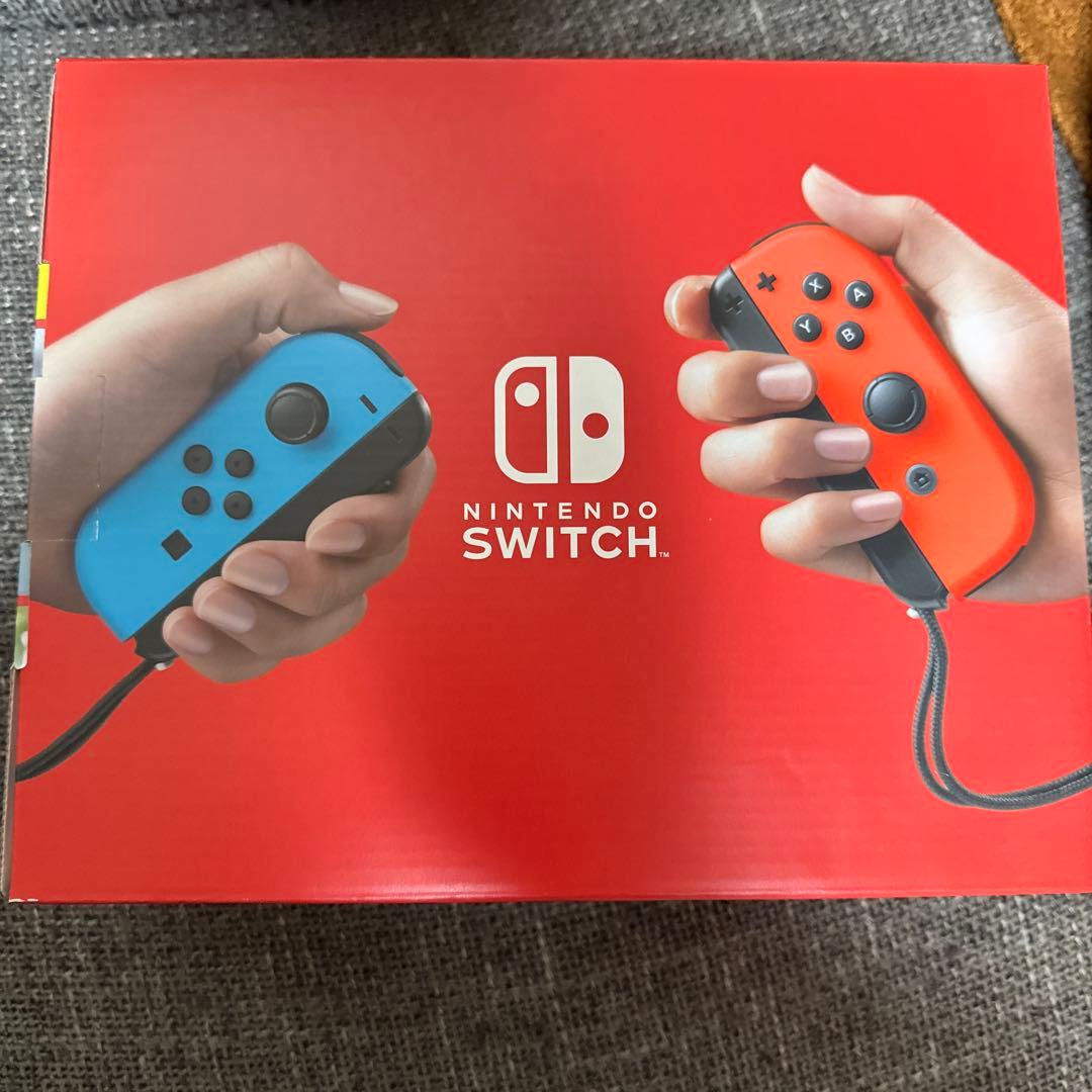新品未使用Nintendo Switch 本体 青/赤 Joy-Con付き