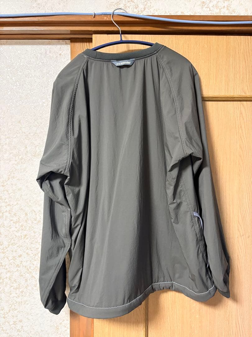 andwandercovered ripwarmpullover アンドワンダー