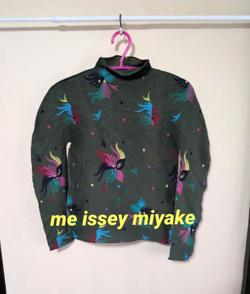 me issey miyake イッセイミヤケ 長袖 プリーツ Ｔシャツ
