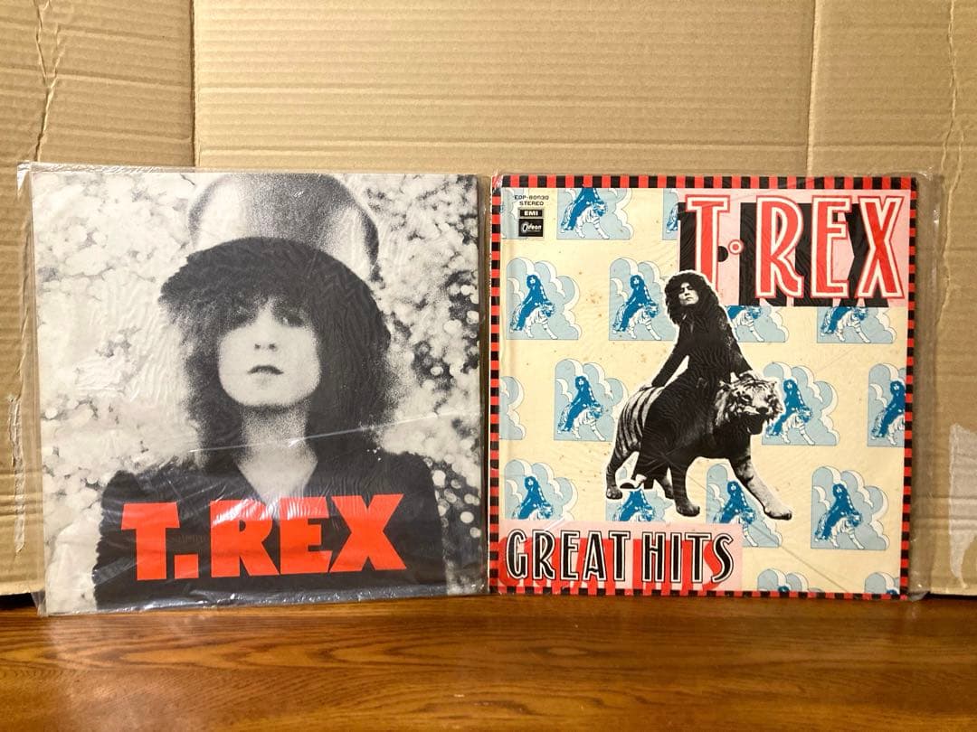 国内盤 T-REX THE SLIDER GREAT HITS レコード 当時物