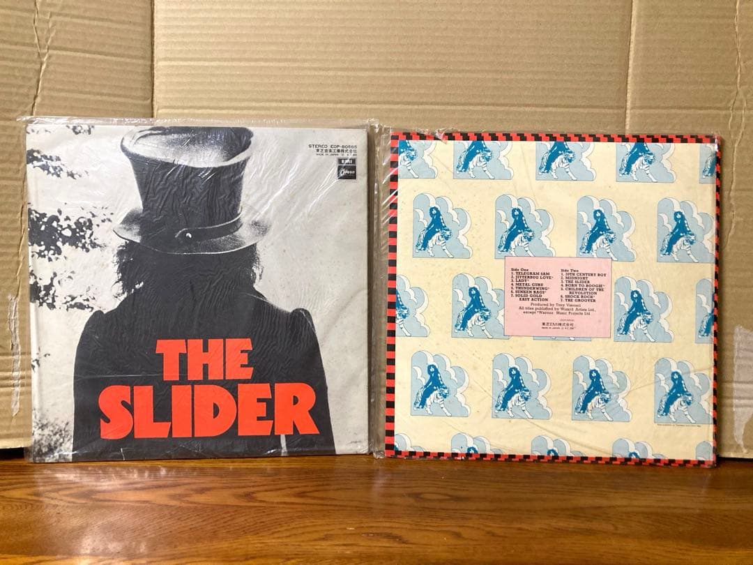 国内盤 T-REX THE SLIDER GREAT HITS レコード 当時物