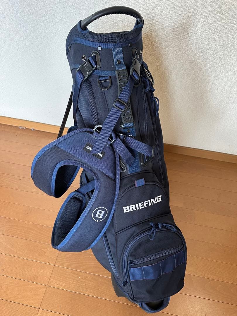 BRIEFING キャディバッグ ネイビーCR-4シリーズ