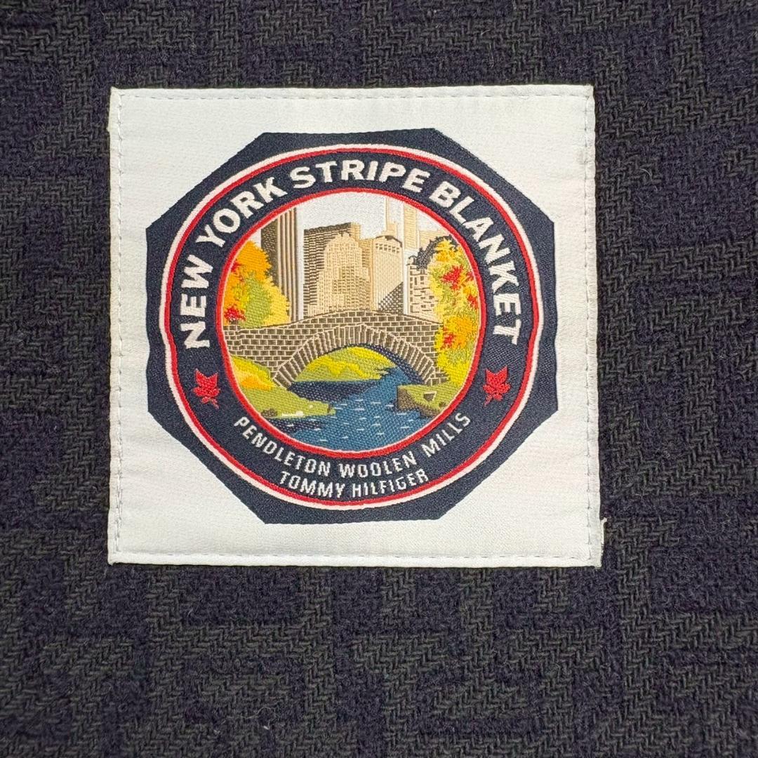 トミーヒルフィガー×ペンドルトン☆モノグラム総柄カラーストライプダブルコート