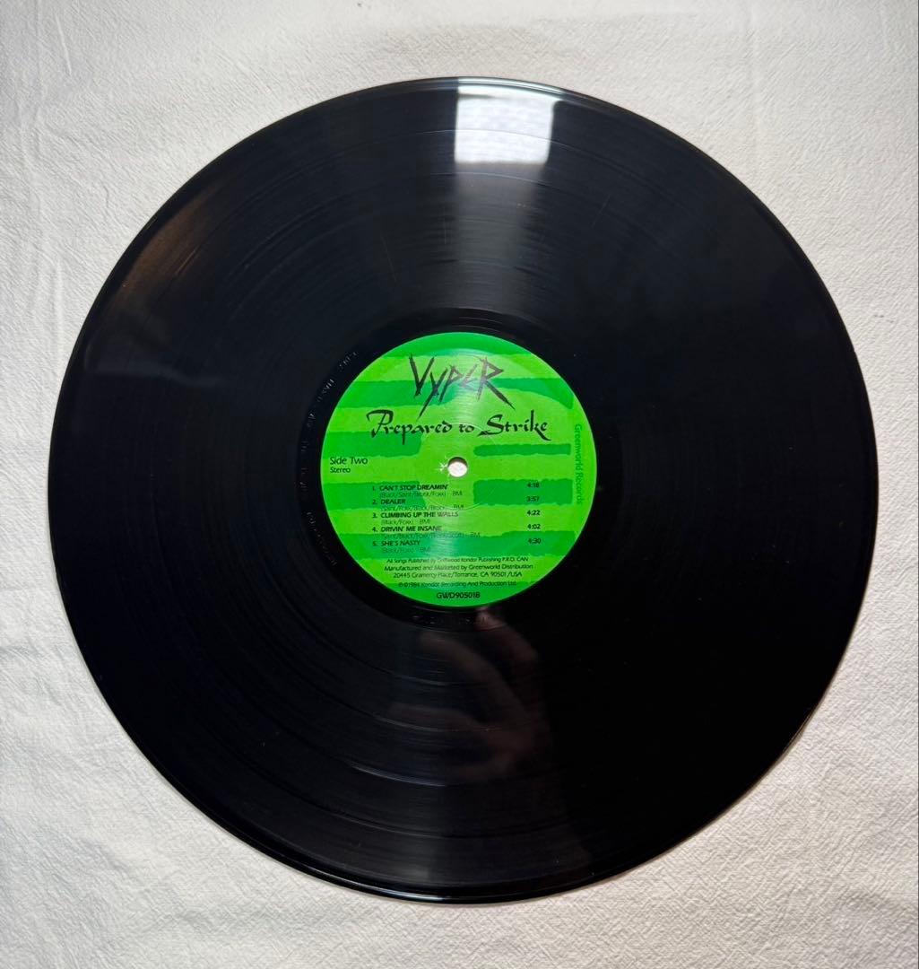 VYPER「Prepared to Strike」LP