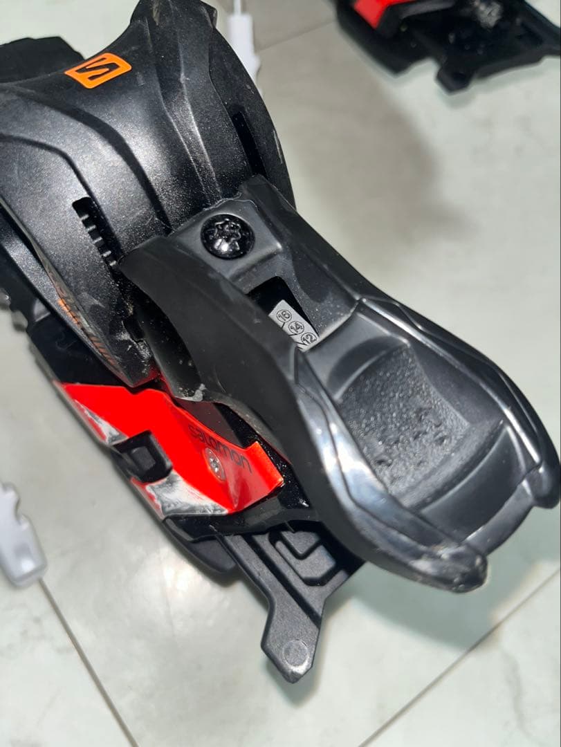 Salomon S/LAB ビンディング ブラック/オレンジ