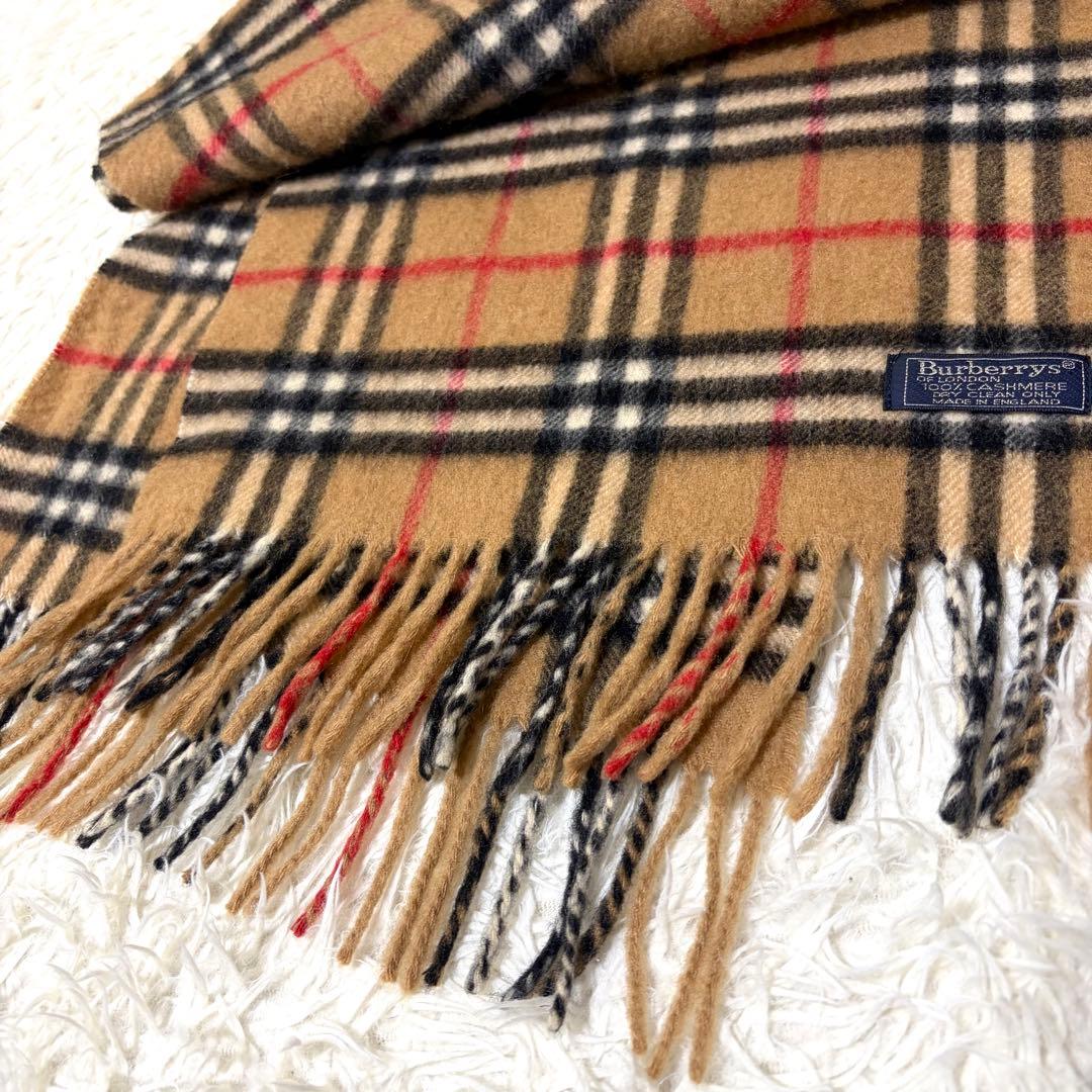 カシミヤ　BURBERRY バーバリー　マフラー