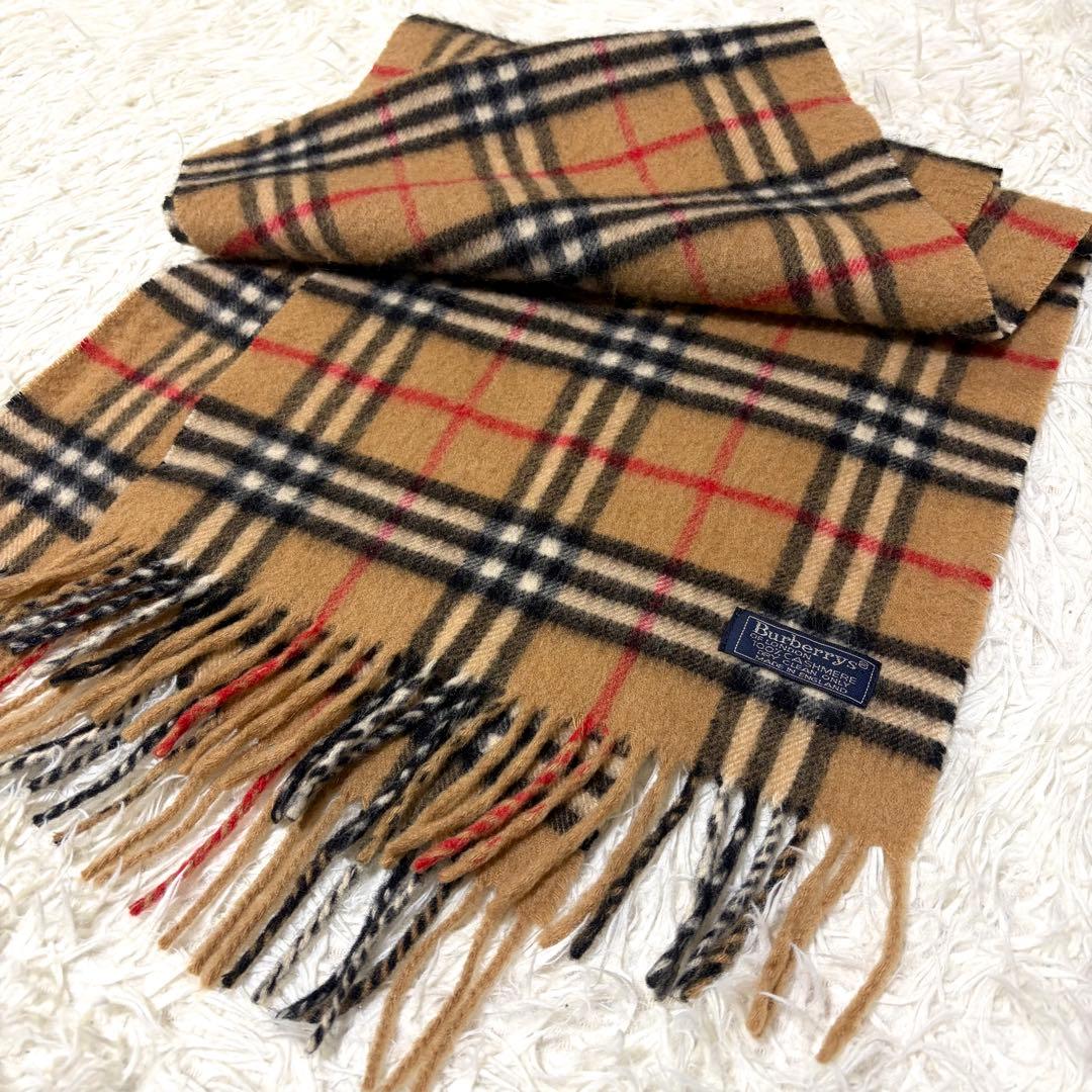 カシミヤ　BURBERRY バーバリー　マフラー