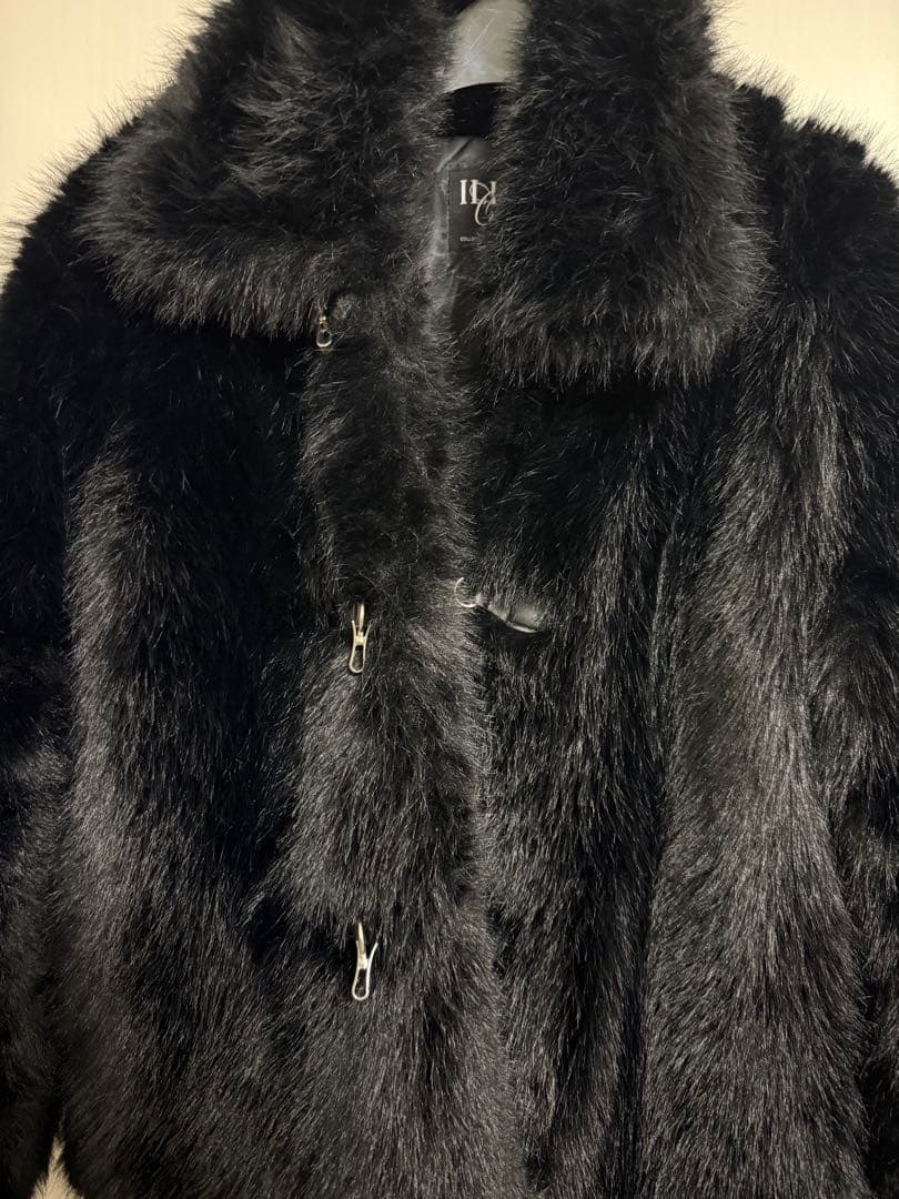 ILLIGO シアリングファージャケット ブラック