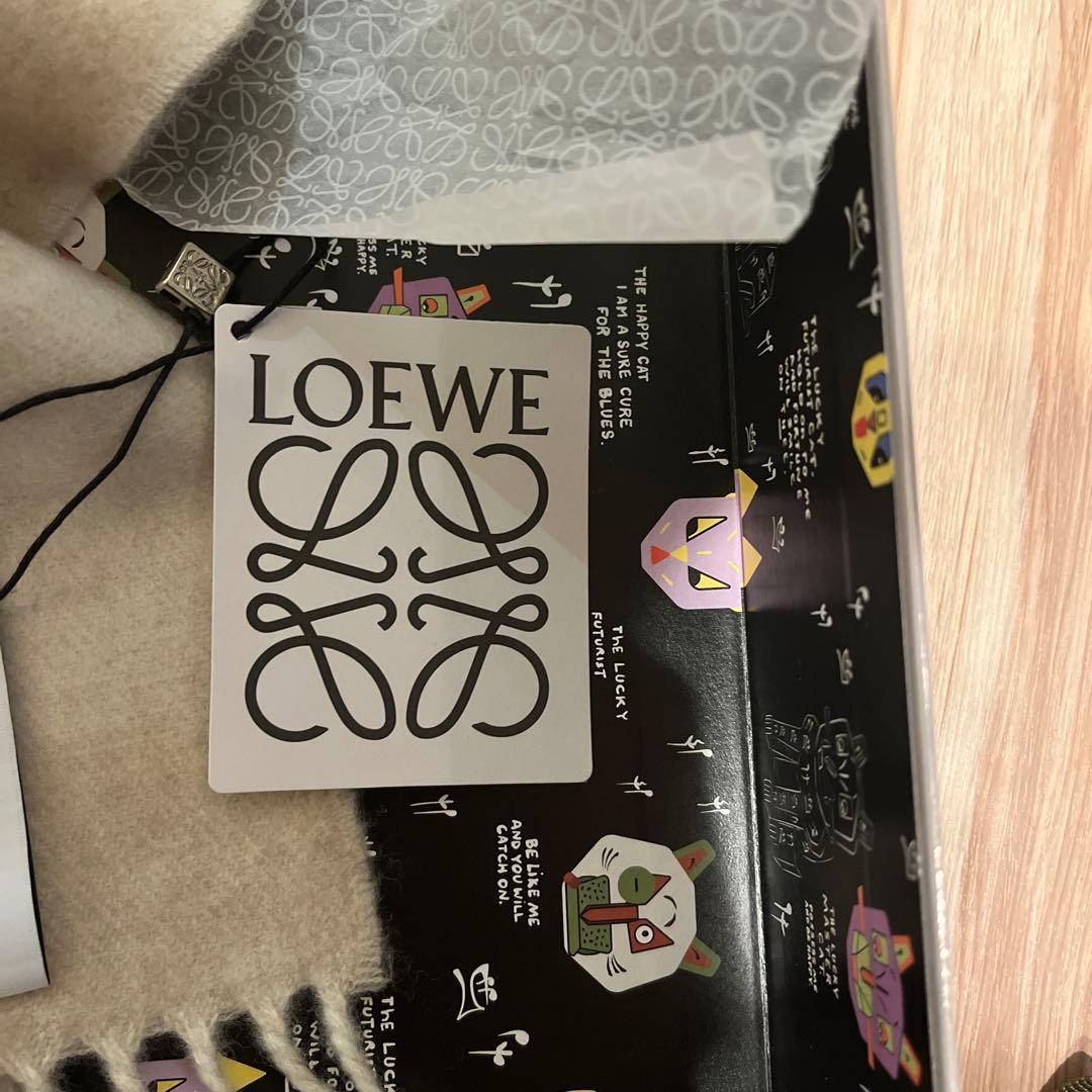 新品未使用　LOEWE ロエベ　カシミヤ100%マフラー
