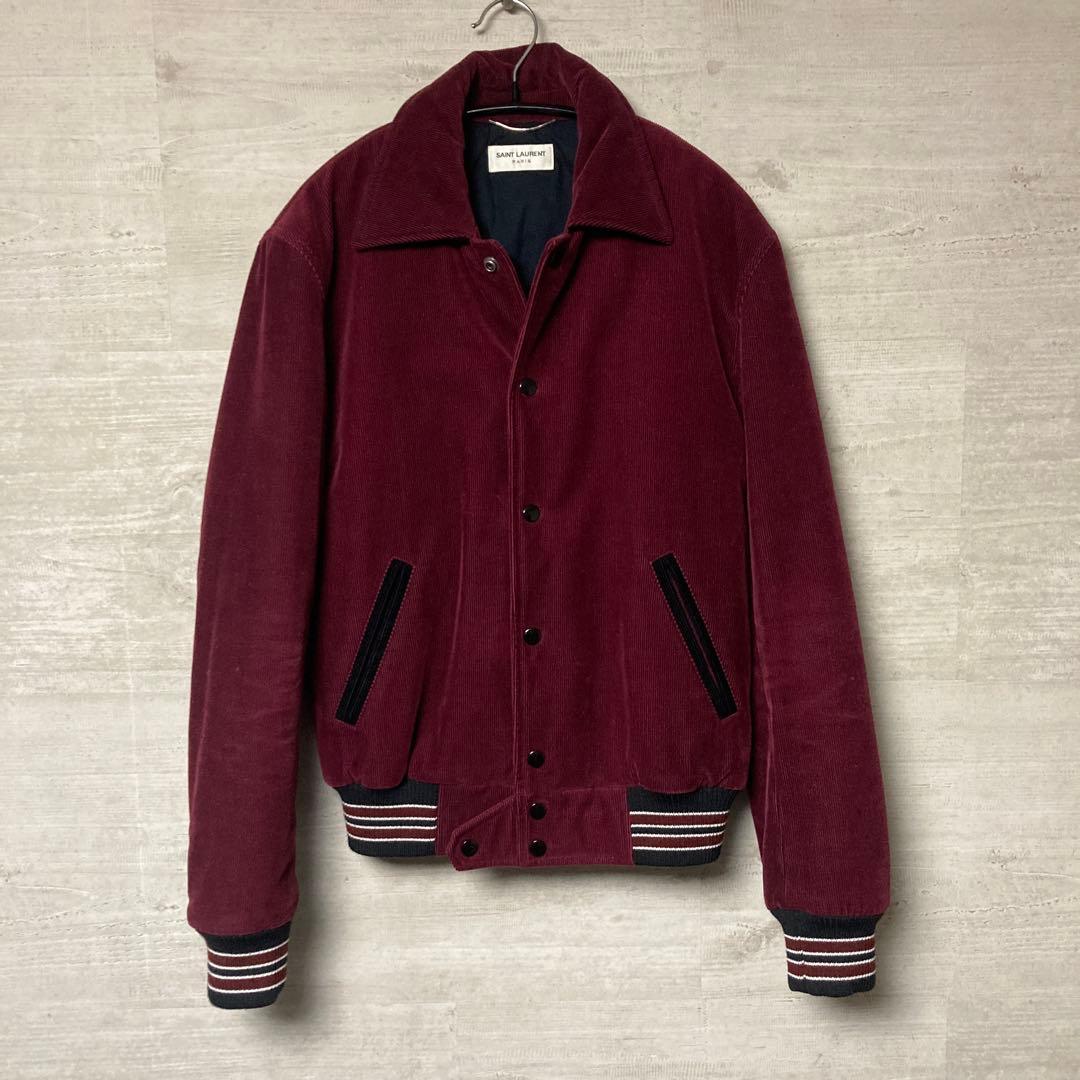 SAINT LAURENT バーガンディ スタジャン 44