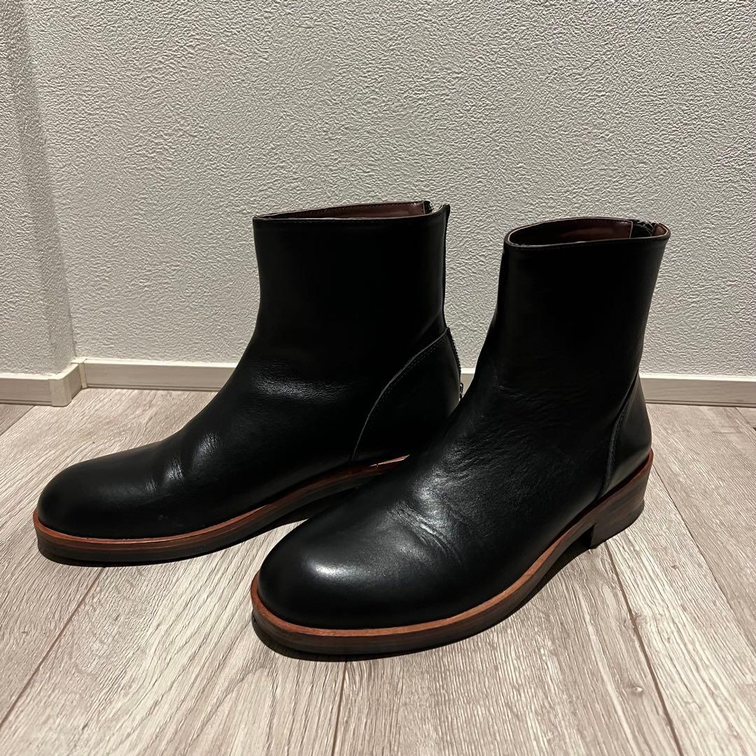 アメカジ　ブーツ　ジップブーツ　エンジニア　ジョッパー　ワークブーツ　牛本革