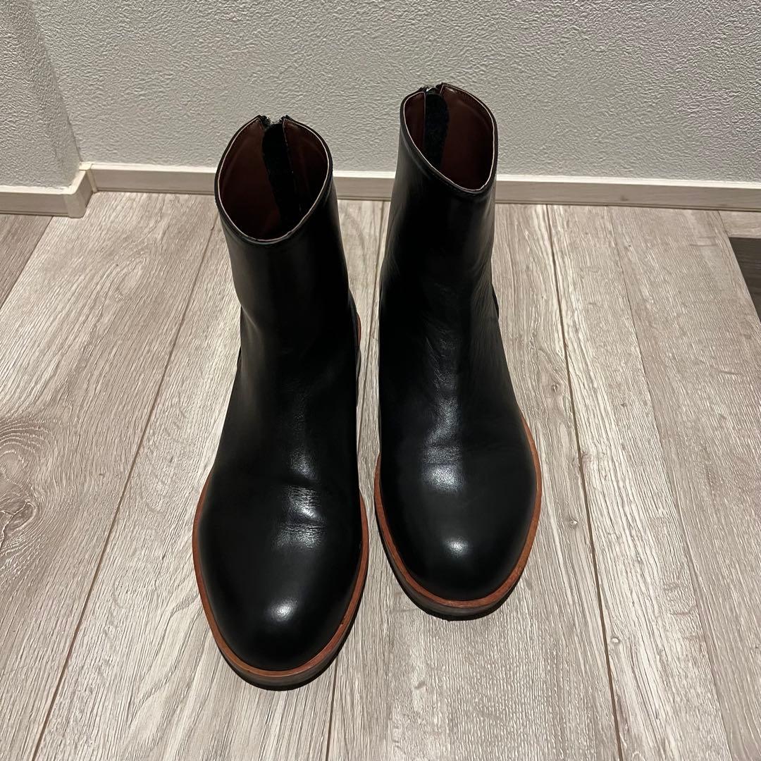 アメカジ　ブーツ　ジップブーツ　エンジニア　ジョッパー　ワークブーツ　牛本革