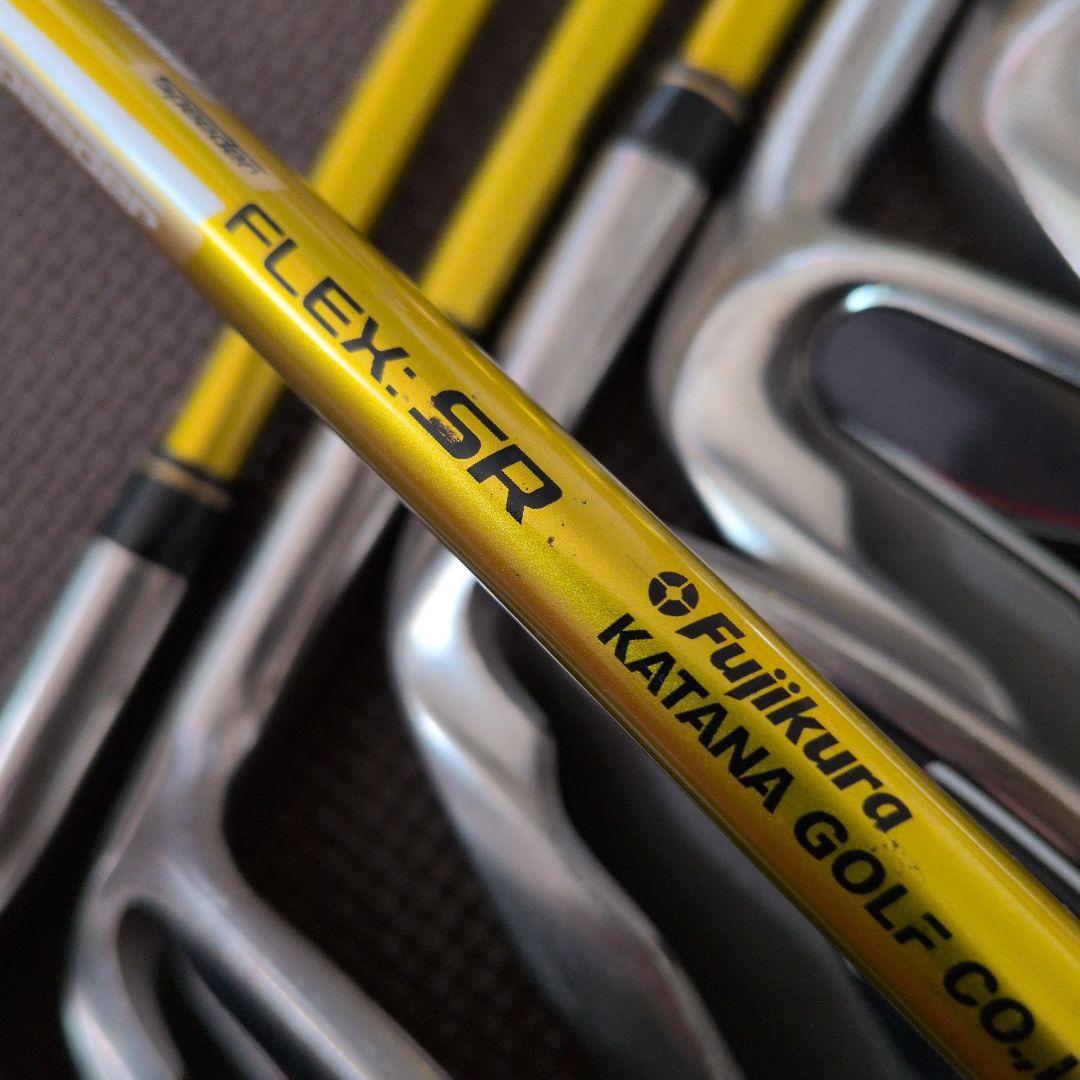 SWORD‐SNIPER XX 。FLEX-SRアイアン 7本セット 春ゴルフに