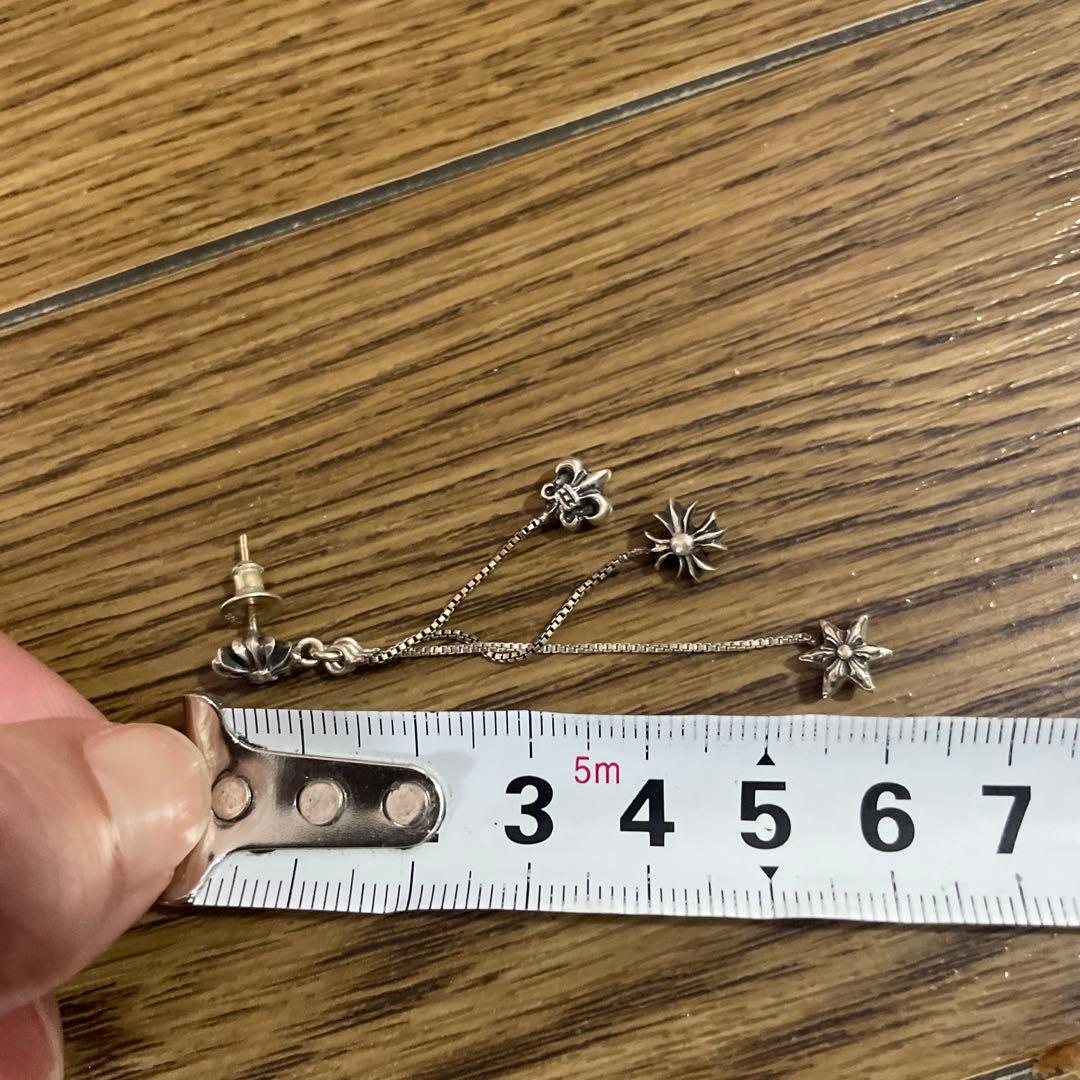 クロムハーツ シルバー ピアス (片耳用)