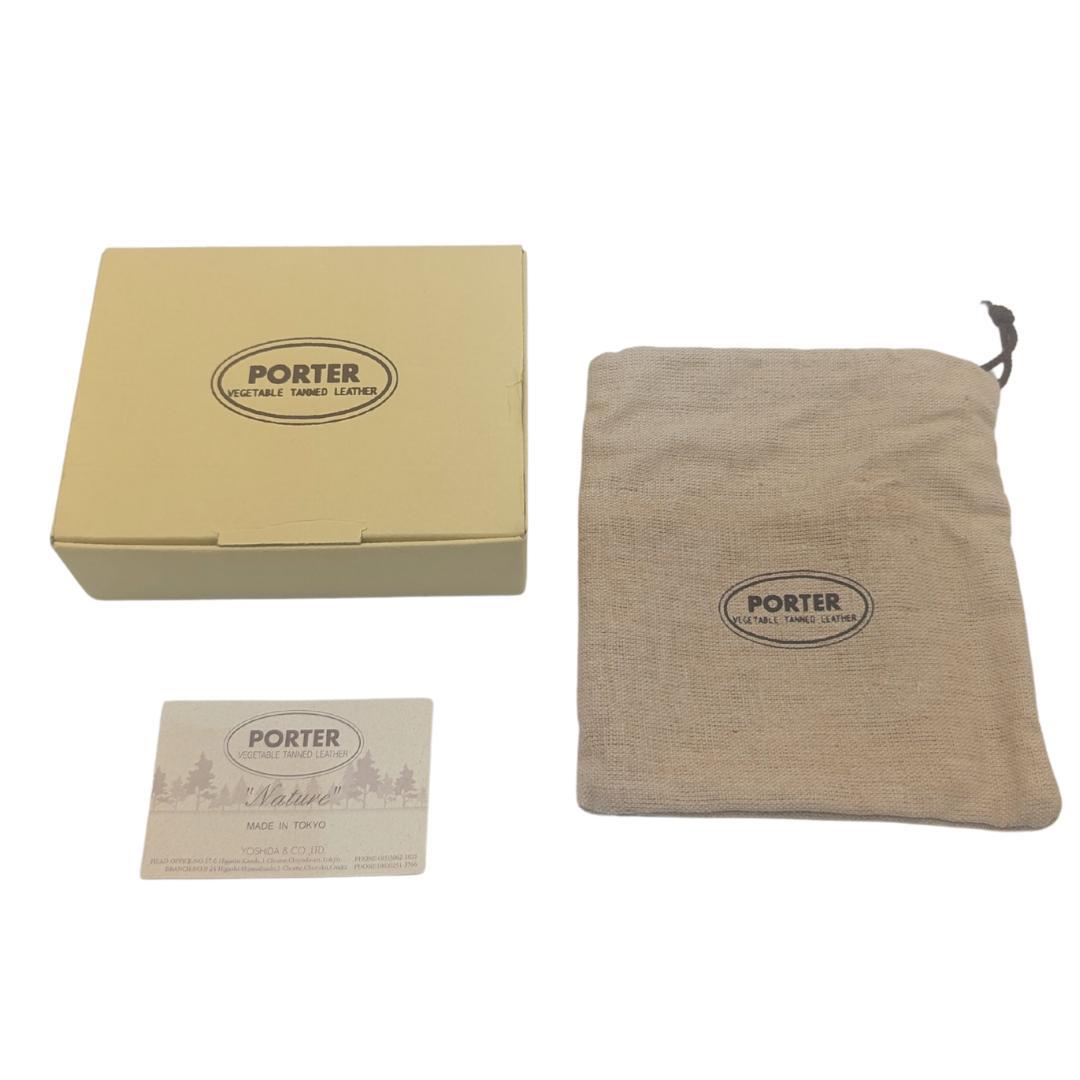 アリス〈極美品〉PORTER ポーター マネークリップ 財布 二つ折りふ