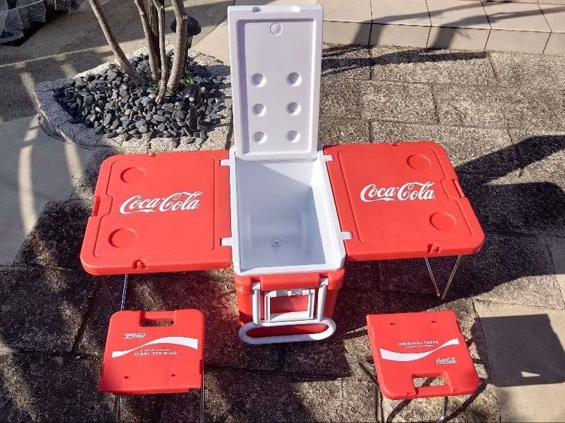 【miyabi】Coca-Cola クーラーボックス テーブルセット
