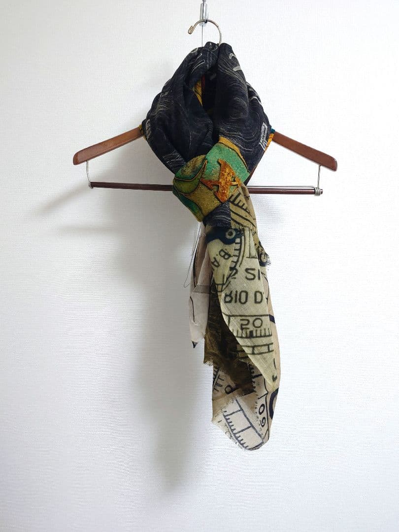 ファリエロ サルティ　Faliero Sarti　ストール　ショール　時計柄